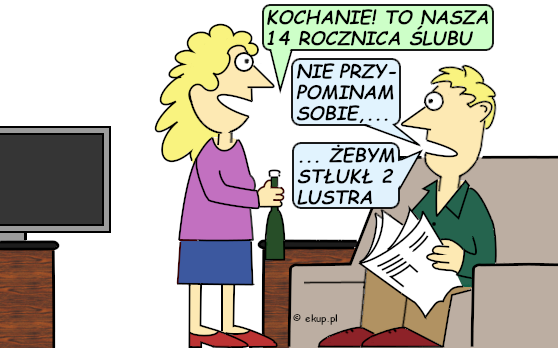 humor i dowcipy - rocznica ślubu