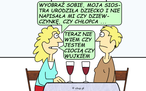 humor i dowcipy - siostra urodziła dziecko