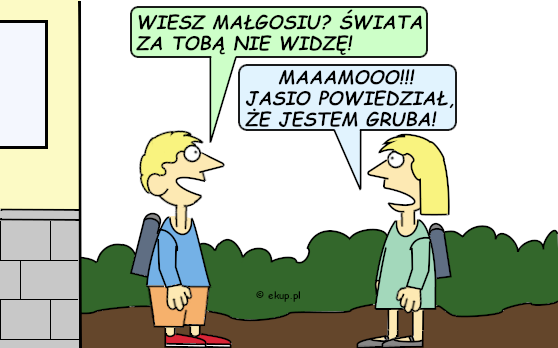 humor i dowcipy - świata nie widzę