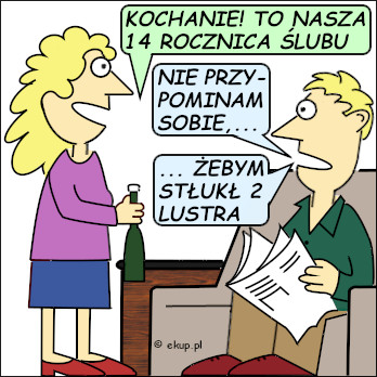 dowcip 14 rocznica slubu